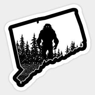 Connecticut Bigfoot Sticker